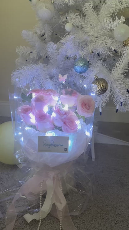 泡泡袖花束